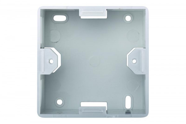 DIGITUS Aufputzdose für Frontplatten 80x80 Reinweiß D-Layout
