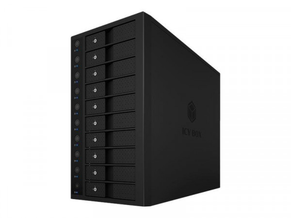 Gehäuse IcyBox USB 3.1 10x3,5" SATAI-III IB-3810-C31 retail