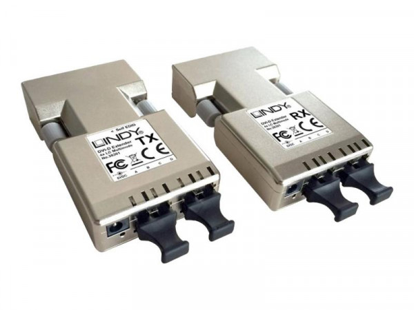 Lindy Extender DVI-D Single Link LWL/Fibre Optic 500m