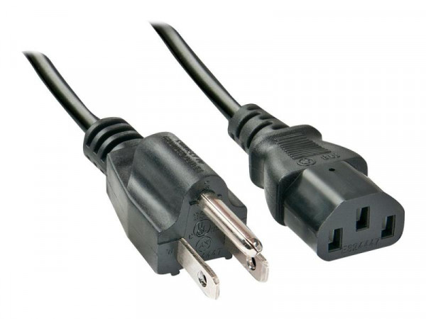 Lindy Netzkabel US-Netzstecker -IEC Kpl 18AWG USA