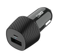 2GO Universal Ladegerät mit 1xUSB u. Type C 12V