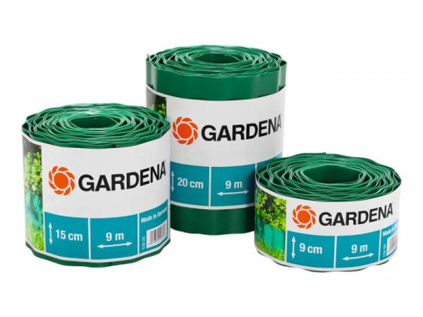 Gardena Raseneinfassung grün Rolle 15 cm hoch 9 m lang