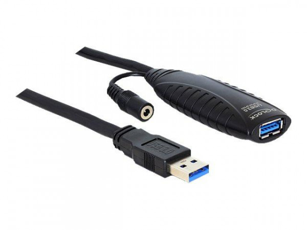USB3.0 Verl. Delock A -> A St/Bu 10.00m aktiv