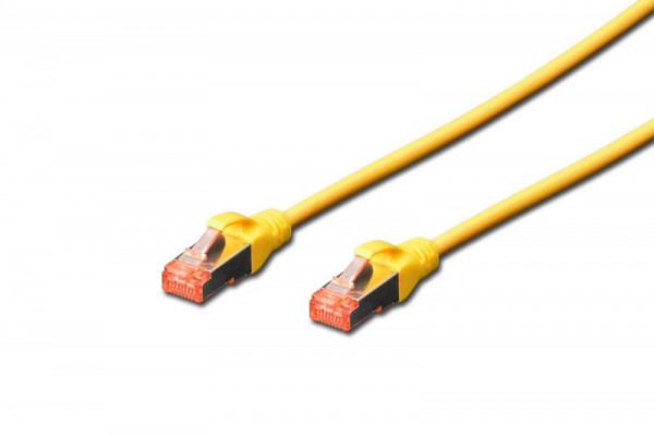 DIGITUS Patchkabel Cat6 S/FTP 2xRJ45 1.0m gelb