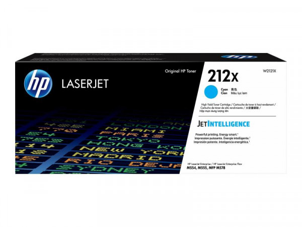 HP 212X Cyan LaserJet Tonerpatrone