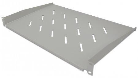 Intellinet 19" Fachboden 300mm Frontmont. 1HE perforiert gra