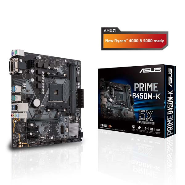 Mainboard ASUS PRIME B450M-K II (AMD,AM4,DDR4,mATX)