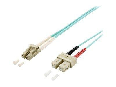 Equip LWL Patchkabel LC->SC 10.00m Multimode Duplex OM3