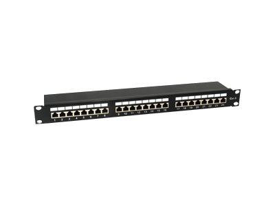Equip Patchpanel 24x RJ45 Cat6 19" 1HE grau
