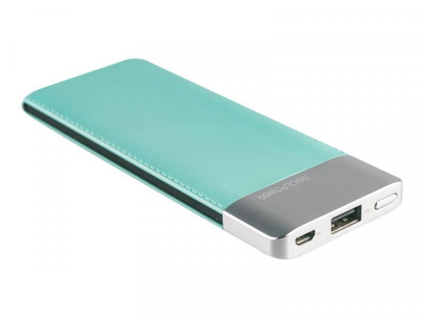 Powerbank RealPower PB-5500 Fashion lake Blue