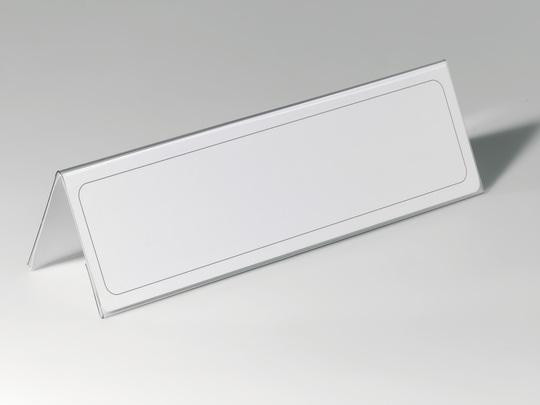 DURABLE Tischnamensschild 105/210x297mm transp 25 StÃ¼ck