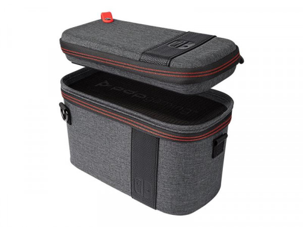 PDP Tasche Elite Pull-N-Go Grau für Nintendo Switch