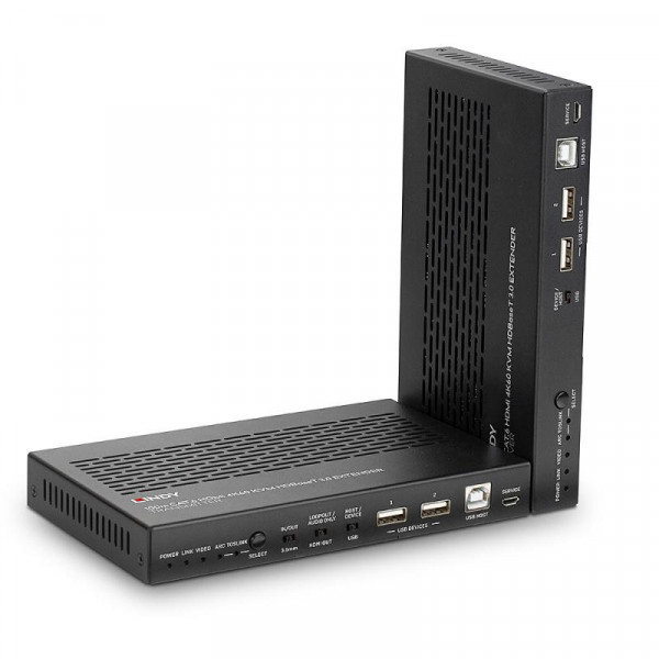 Lindy 100m Cat.6 HDMI 4K60 HDBaseT 3.0 KVM Extender