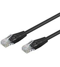 Patchkabel RJ45 U/UTP Cat5e 2.00m schwarz
