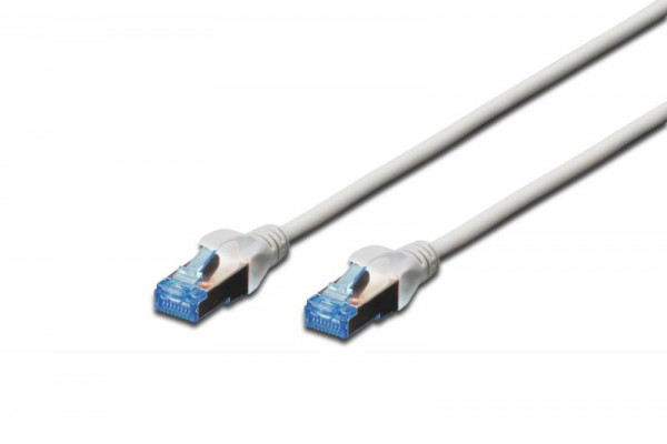 DIGITUS Patchkabel Cat5e SF/UTP 2xRJ45 2,0m grau Hebelschut