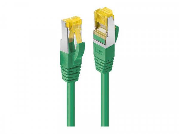 LINDY Patchkabel Cat6A RJ45 S/FTP Cat7 LSZH Kabel grün 1m