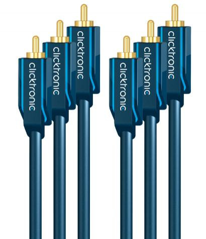 Clicktronic Casual YUV Komponentenkabel,15m