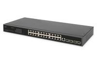 DIGITUS Switch 24-Port Gigabit schwarz