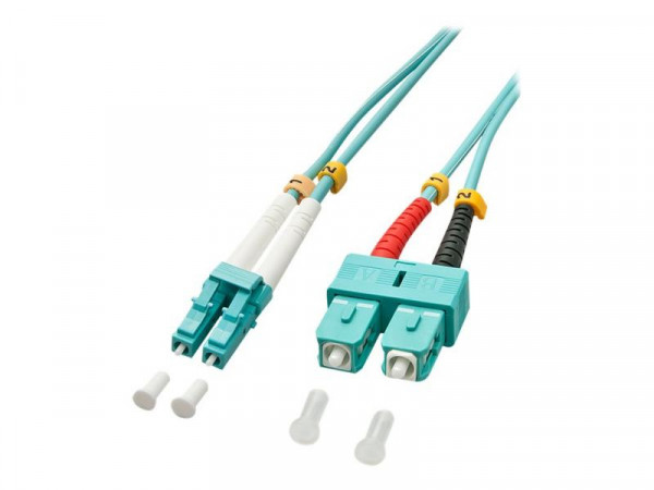 Lindy LWL-Duplexkabel LC/SC OM3 10m 50/125æm Multimode