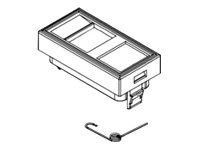 Equip Frontplatte French Modular Insert reinweiß 45x22,5mm