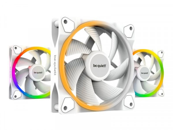 Lüfter be quiet! 120*120*25 Light Wings White PWM (3x)