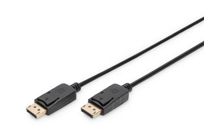 DIGITUS DisplayPort Anschlusskabel, 1m, schwarz