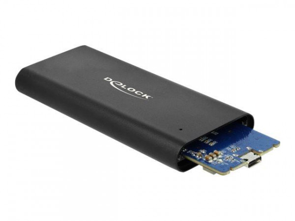 DELOCK Gehäuse für M.2 NVMe PCIe SSD SuperSpeed USB 10Gbps