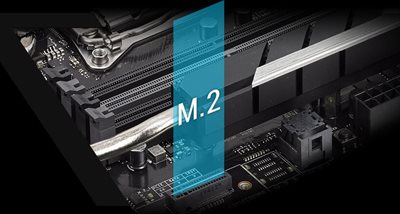 Duale M.2-Schnittstelle integriert