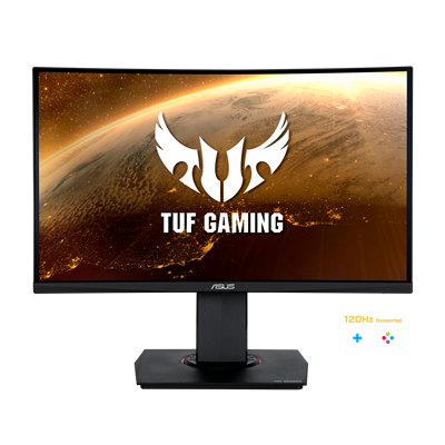 TUF Gaming VG24VQR Curved Gaming Monitor – 59,94 cm (23,6 Zoll) Full HD (1920 x 1080), 165 Hz, Extreme Low Motion Blur™, FreeSync™ Premium, 1 ms (MPRT), Shadow Boost