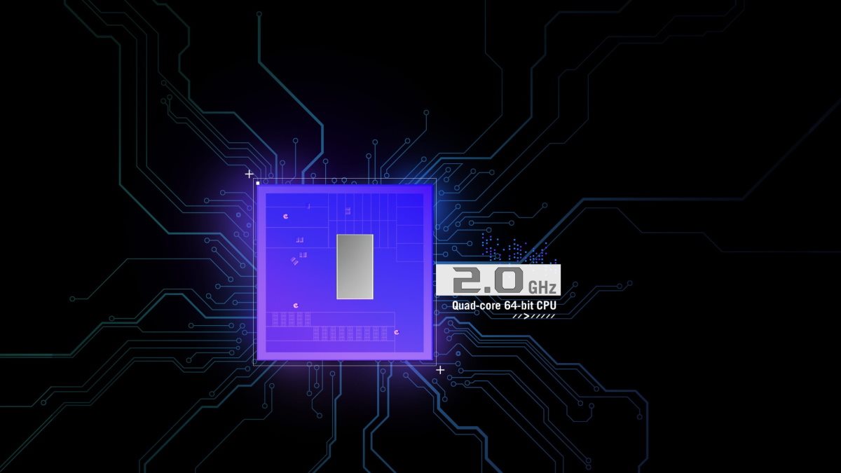 Die neueste Broadcom 2.0GHz Quad-Core 64-bit CPU