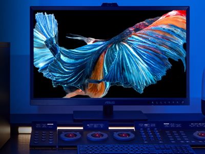 ProArt Display PA32DC zeigt den tiefstmöglichen Schwarzton für ein extrem scharfes und klares Bild