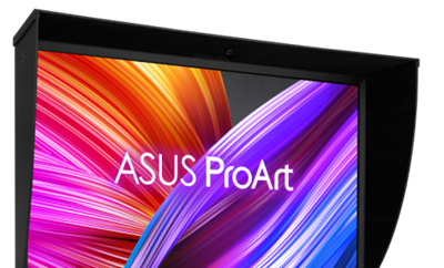 ProArt Display PA32DC mit Monitorhaube