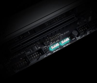Das PRIME Z790-A WIFI Mainboard verfügt über adressierbare Gen 2 RGB-Header.