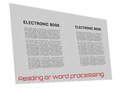 Reading or word processing