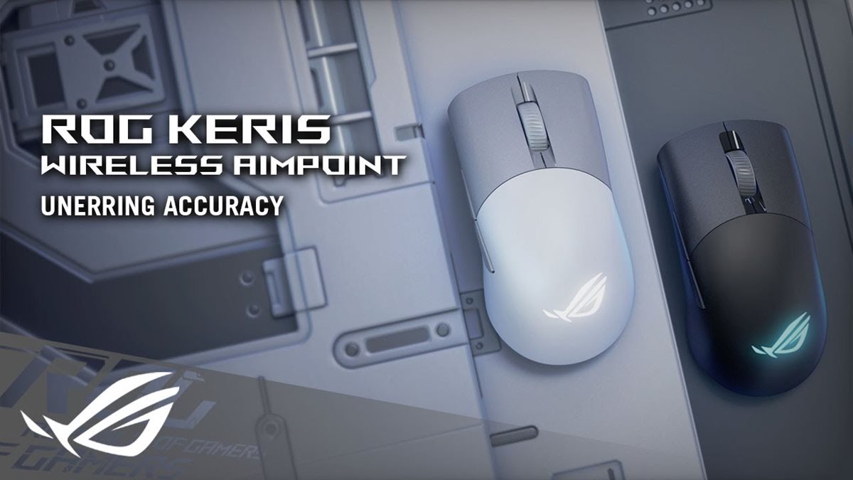 Play the ROG Keris Wireless AimPoint product video on YouTube