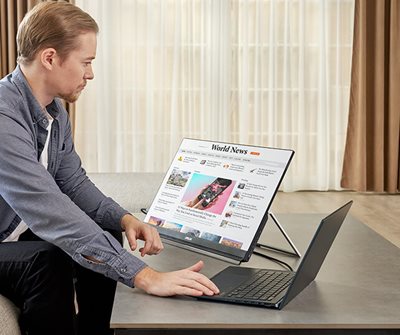 Ausklappbarer Standfuß