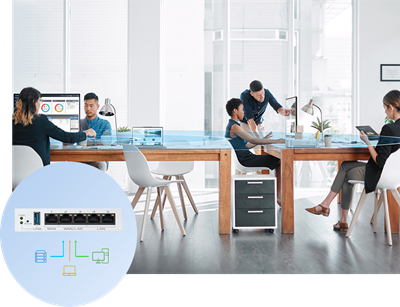 Sicherer und effizienter Geschäftsbetrieb mit VLAN