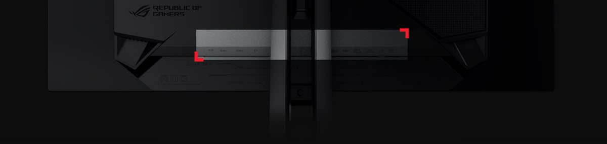 Auf der Rückseite des PG32UCDP befinden sich DisplayPort 1.4, HDMI 2.1, USB-C (90 W PD) und ein USB-Hub.