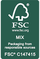 FSC MIX Papier-Packungsetikett