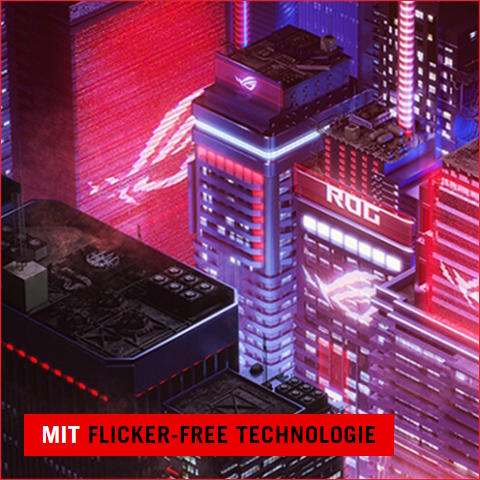 Monitor mit ASUS Flicker Free-Technologie