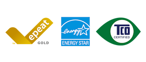 epeat GOLD, ENERGY STAR, TCO CERTIFIED-Logos