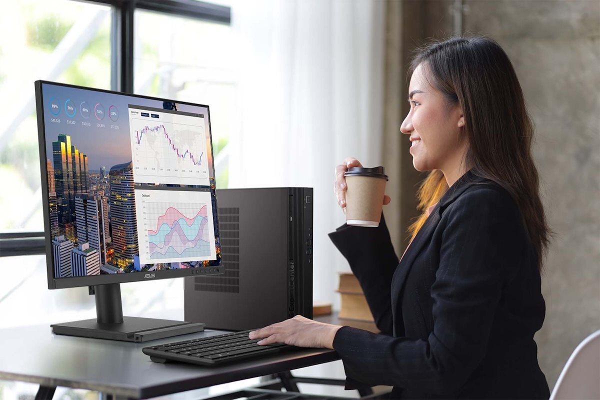 Der ASUS BE248CFN Monitor wurde für Videokonferenzen oder Live-Streaming entwickelt