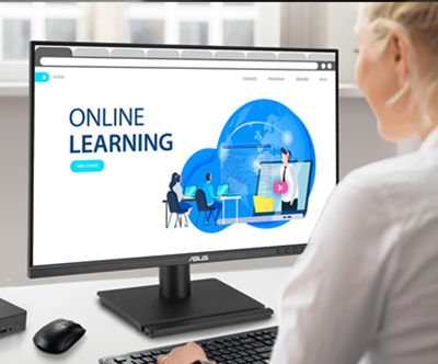 Der ASUS BE248QF Monitor ist für den Fernunterricht geeignet