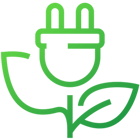 Energieeffizientes Symbol