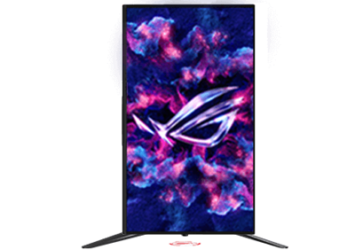 Das PG27UCDM bietet Drehverstellungen.