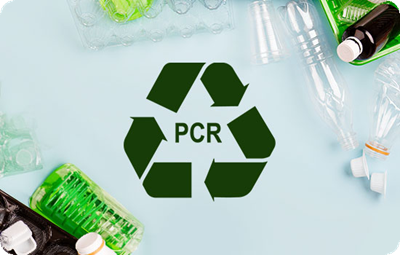 PCR und Recycelbare Logos