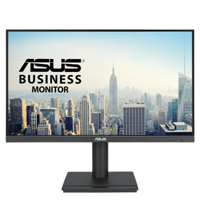 ASUS VA24DQFS Business Monitor - 24-Zoll (23,8-Zoll sichtbar), IPS, Full HD, rahmenlos, 100 Hz, Adaptive-Sync, 1 ms MPRT, HDMI®, DisplayPort™, VGA, Low Blue Light, Flicker-Free, ergonomisches Design, wandmontierbar