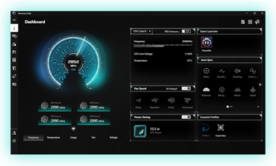 Armoury Crate Dashboard