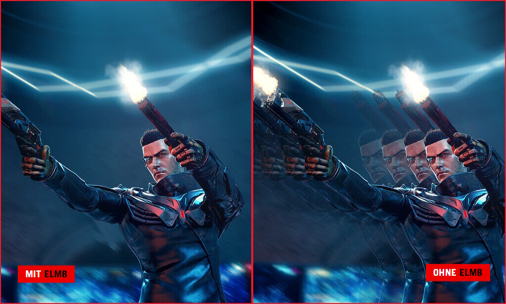 Drei Bildvergleiche, die den Buchstaben 