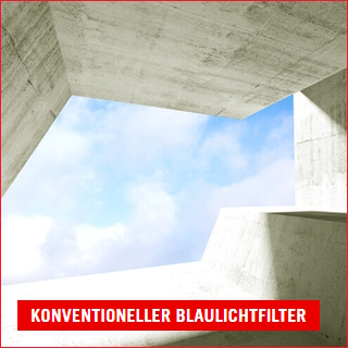 KONVENTIONELLER BLAULICHTFILTER